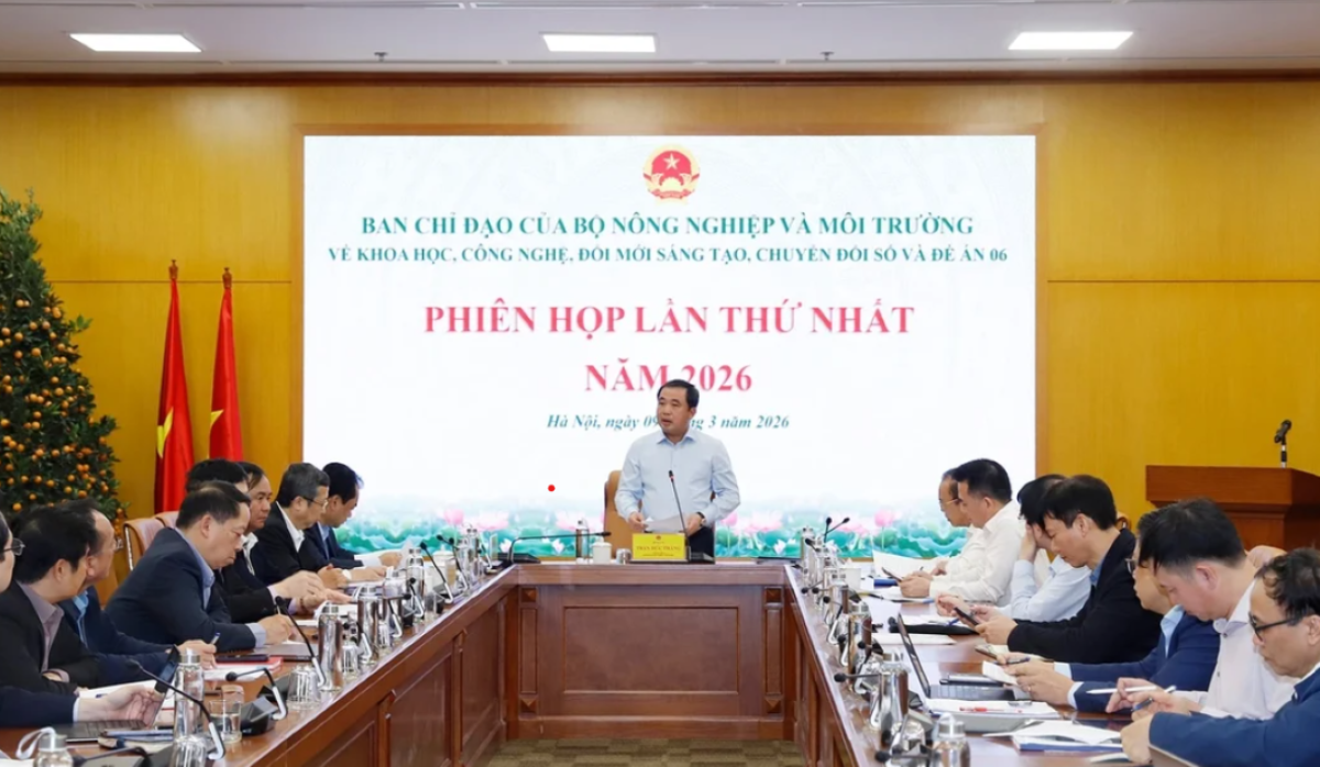 Bộ Nông nghiệp và Môi trường triển khai xây dựng 12 cơ sở dữ liệu quốc gia và chuyên ngành