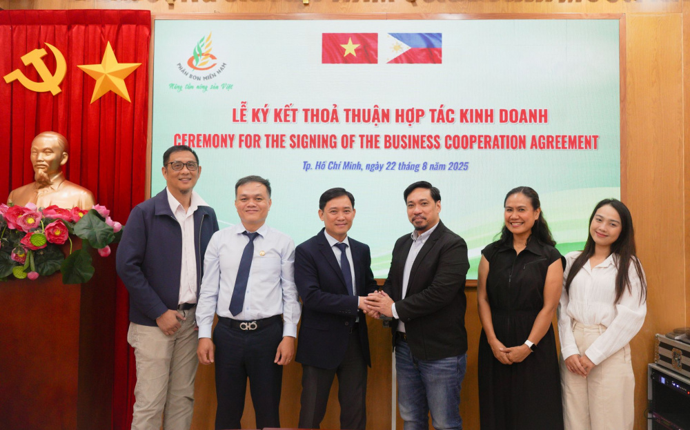 Công ty CP Phân bón Miền Nam ký thỏa thuận xuất khẩu phân bón sang philippines