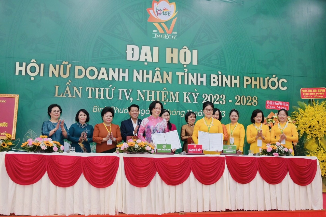 Đại hội Nữ Doanh nhân tỉnh Bình Phước lần thứ IV nhiệm kỳ 2023 - 2028