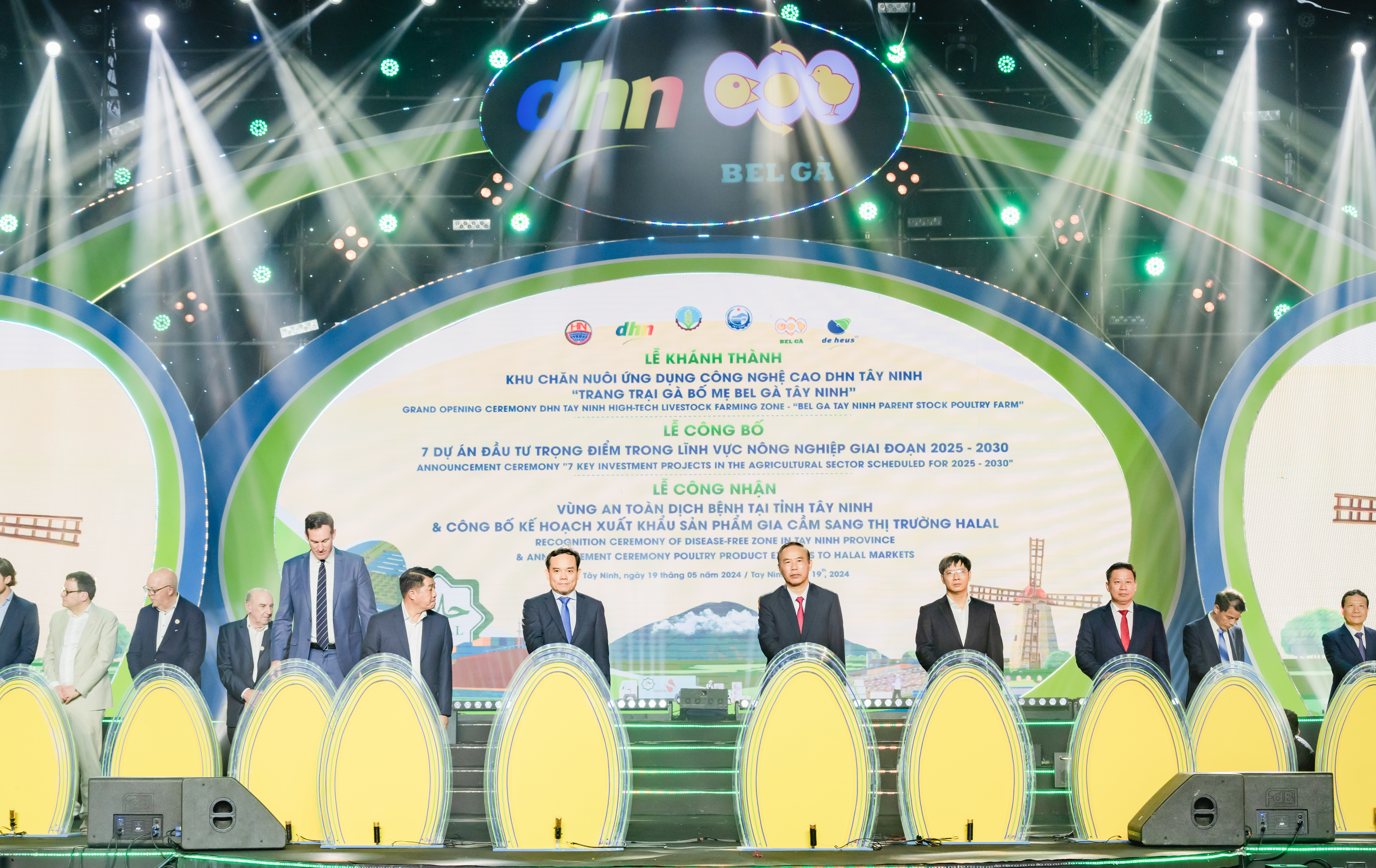 Khánh thành giai đoạn 1 và công bố 7 dự án trọng điểm thuộc giai đoạn 2 của tổ hợp nông nghiệp ứng dụng công nghệ cao DHN Tây Ninh
