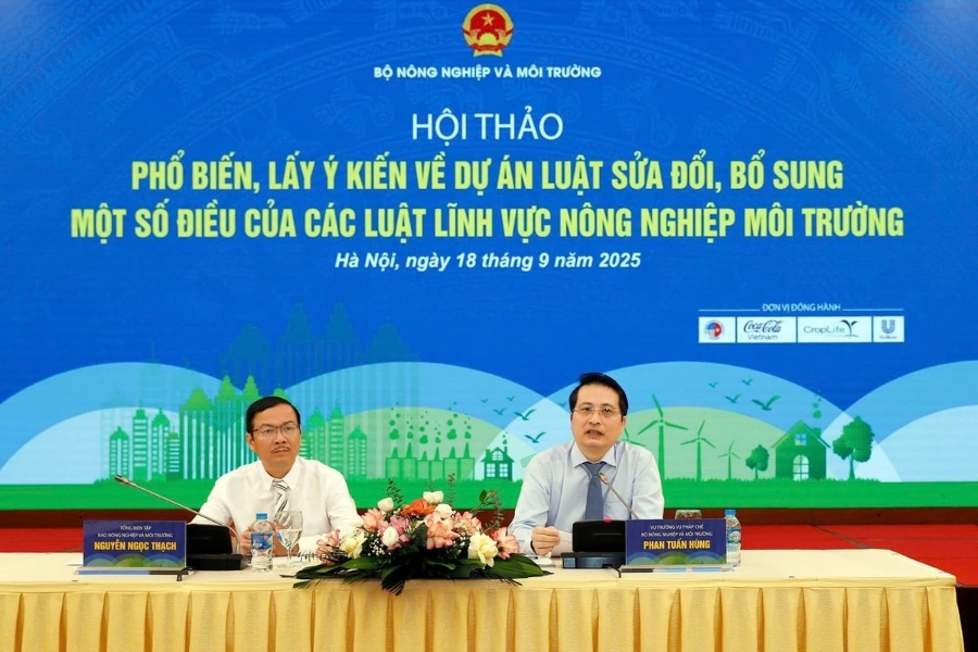 Tháo gỡ những “điểm nghẽn” trong 15 Luật thuộc ngành Nông nghiệp và Môi trường